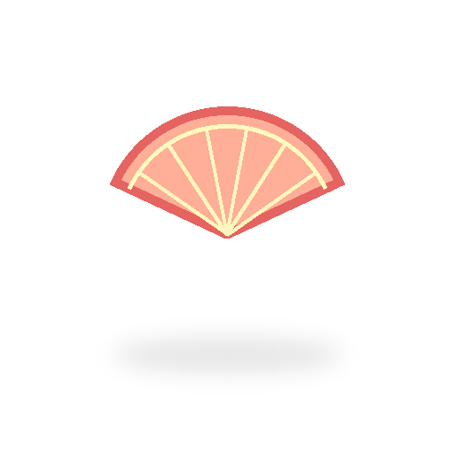 Pink Grapefruit Wedge and Rosemary