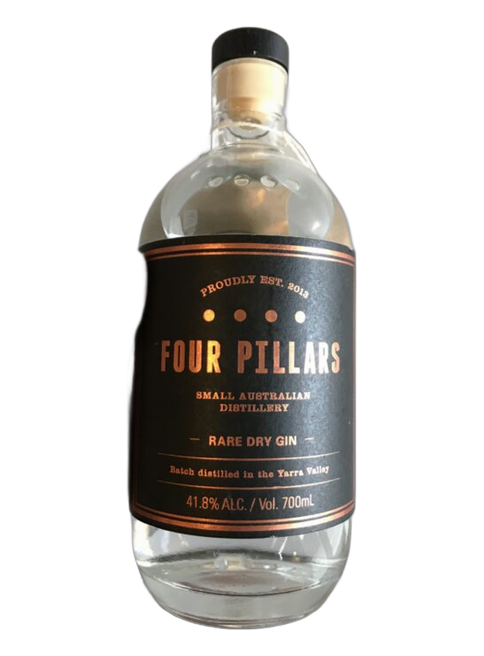 Four Pillars Rare Dry Gin bottle – Four Pillars