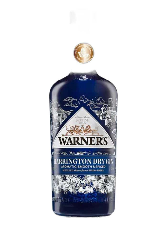 Warner's Harrington Dry Gin bottle – Wayfinder's Distillery