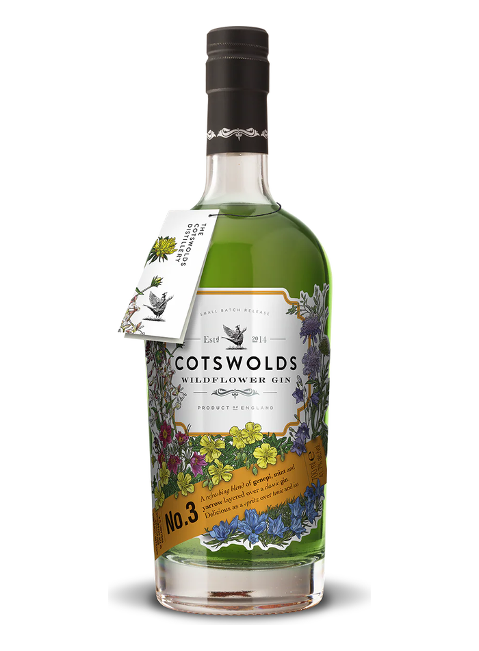 Cotswolds Wildflower Gin No 3 bottle – Cotswolds Distillery