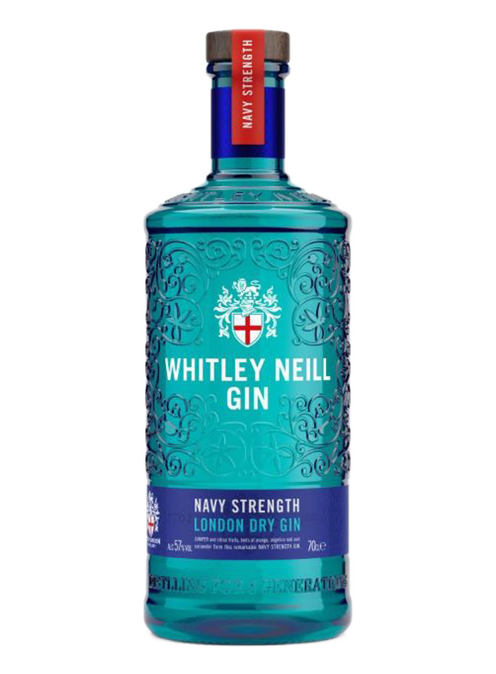 Bouteille de Whitley Neill Navy Strength London Dry Gin – Whitley Neill