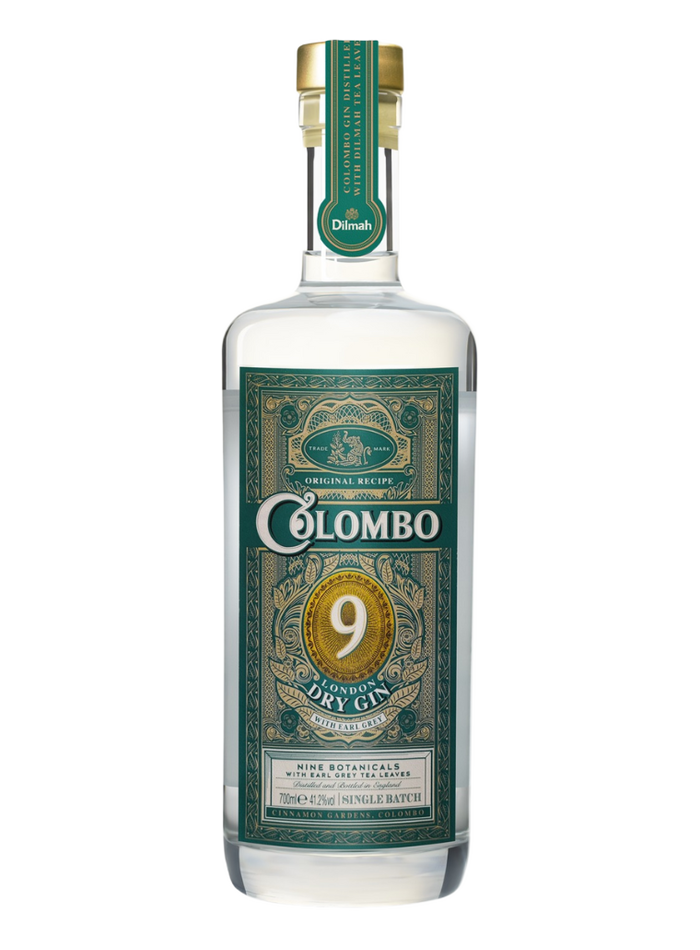 Colombo No.9 Earl Grey Gin bottle – Rockland Distilleries