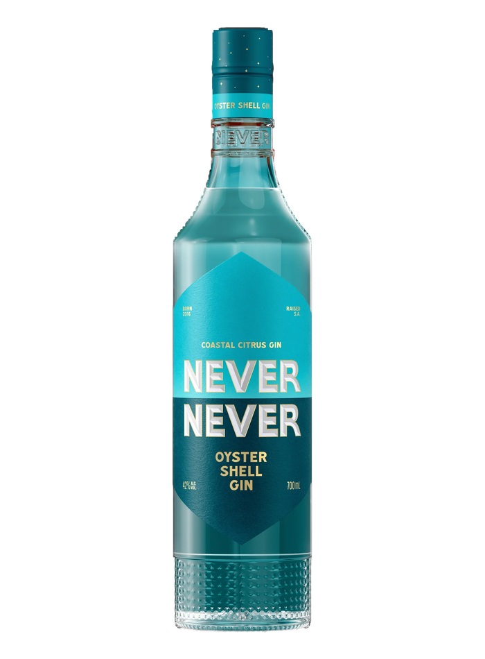 Oyster Shell Gin bottle – Never Never Distilling Co.