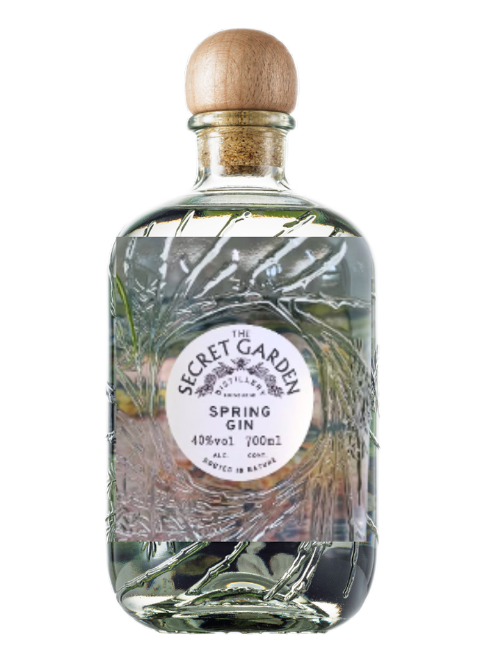 Seasonal Spring Gin bottle – The Secret Garden Distillery