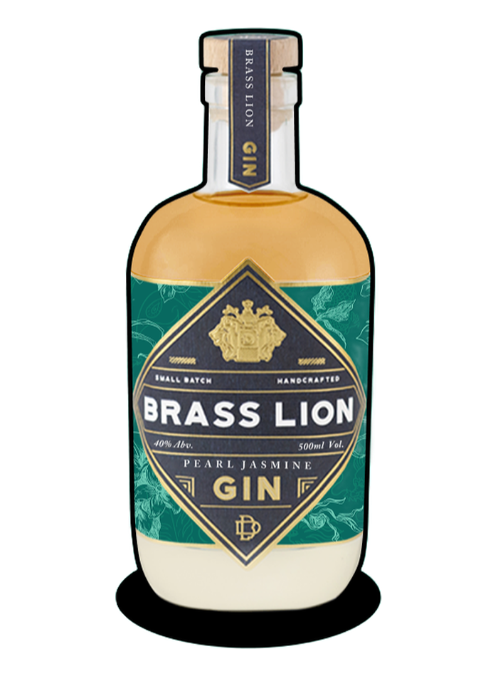 Pearl Jasmine Gin bottle – Brass Lion Distillery
