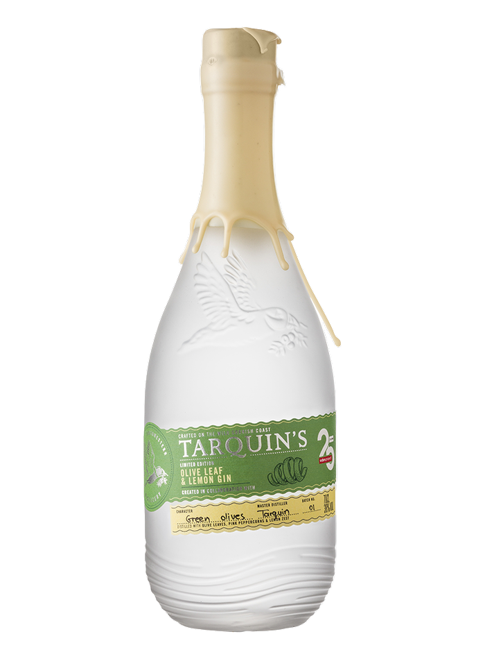 Bouteille de Tarquin's Olive Leaf & Lemon Eden Project Gin – Tarquin's