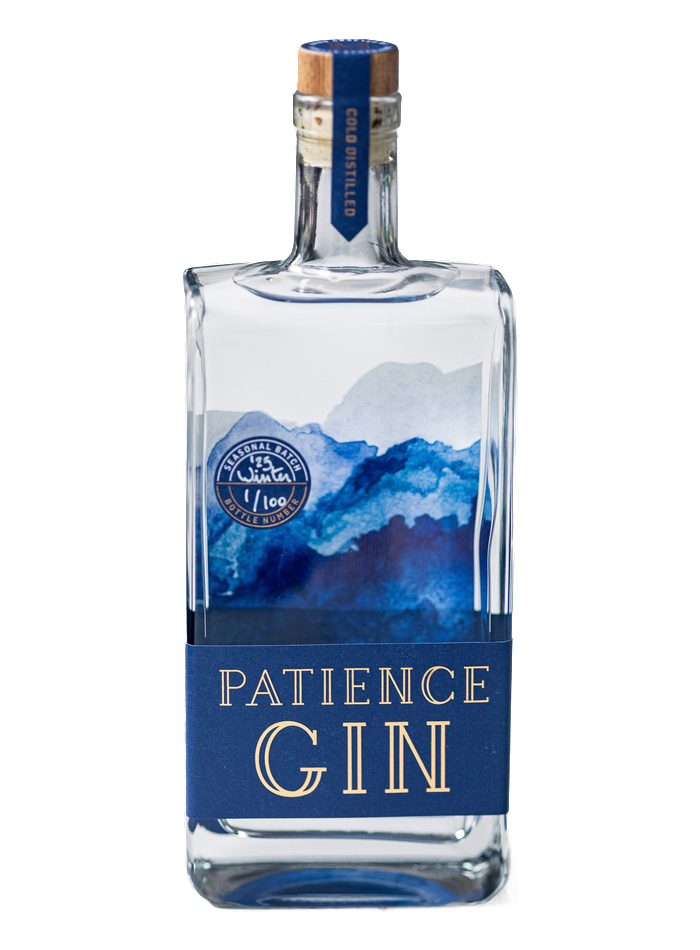 Bouteille de Patience Winter Gin 2025 – Patience Distillery