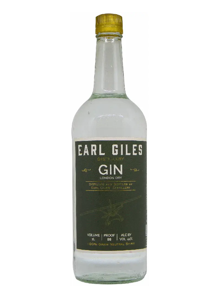 Earl Giles London Dry Gin bottle – Earl Giles