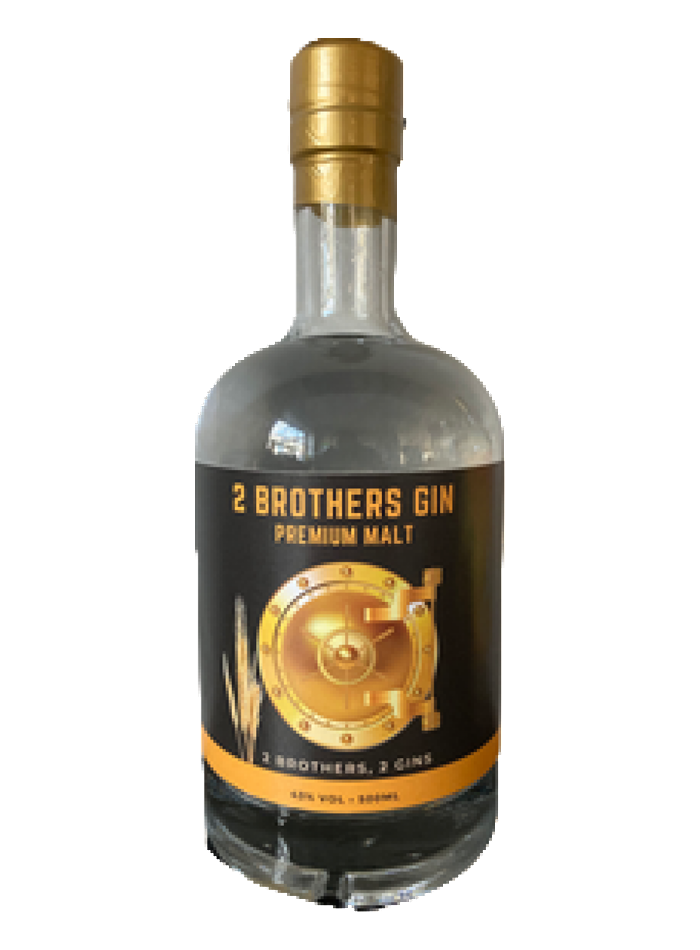 Bouteille de 2 Brothers Premium Gin Malt – 2 Brothers Premium Gin