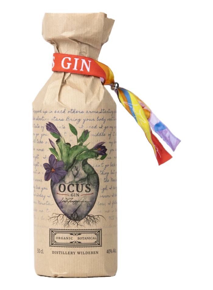 Ocus Organic Gin bottle – Distillery Wilderen