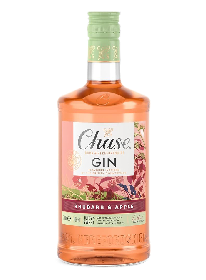 Chase Rhubarb & Apple Gin bottle – Chase Distillery