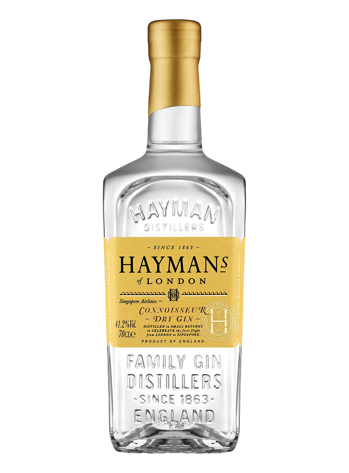 Bouteille de Singapore Airlines & Hayman's Connoisseur Dry Gin – Hayman's