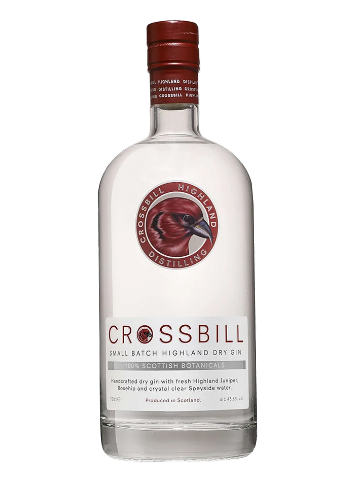 Crossbill Red Dry Gin bottle – Crossbill Highland Distillery