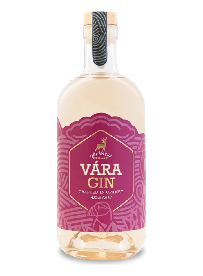 Vára Gin bottle – Deerness Distillery