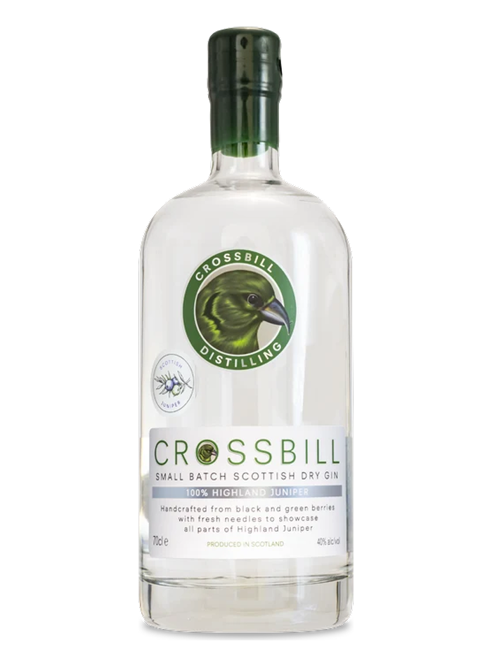 Crossbill Green Dry Gin bottle – Crossbill Highland Distillery