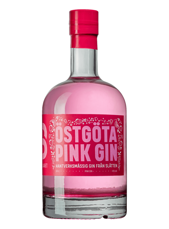 Ostgota Pink Gin bottle – Branneribolaget