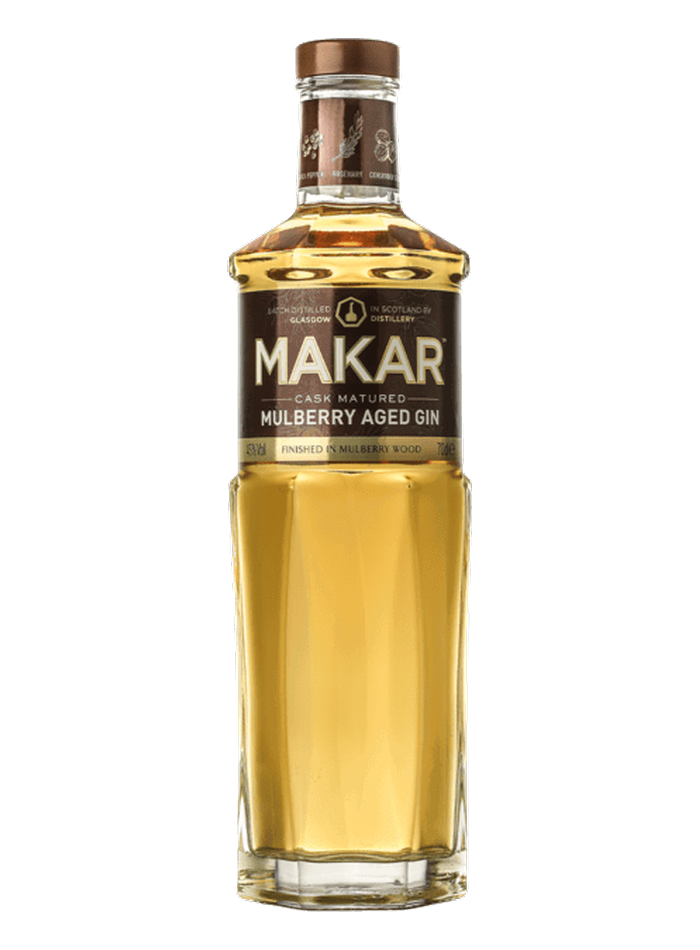 Makar Mulberry Aged Gin bottle – Makar