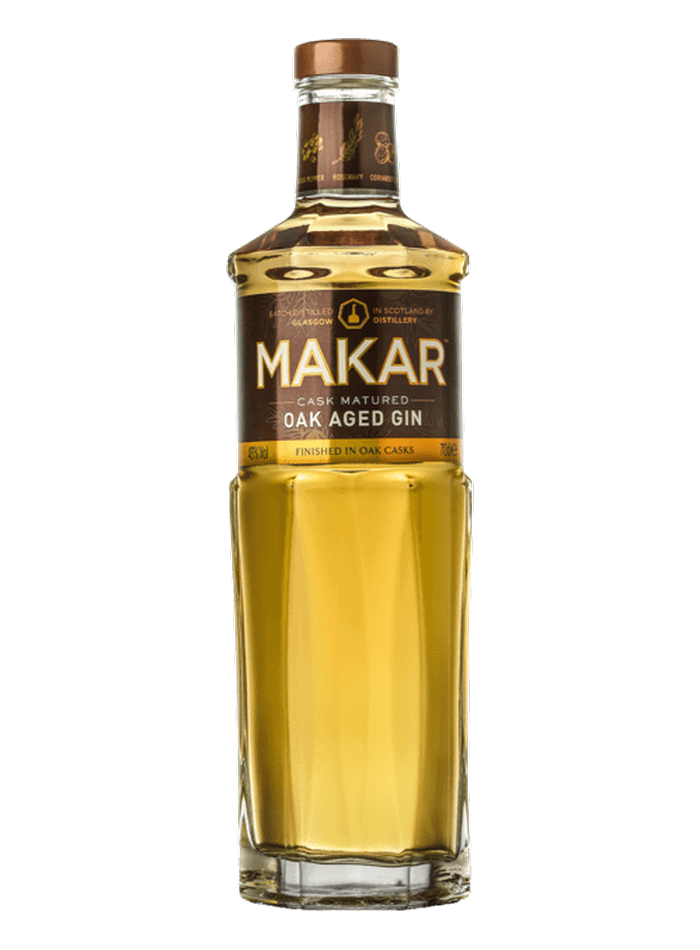Makar Oak Aged Gin bottle – Makar
