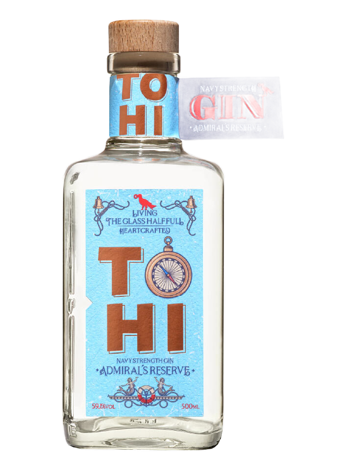 TOHI Admiral's Reserve Navy Strength Gin bottle – TOHI