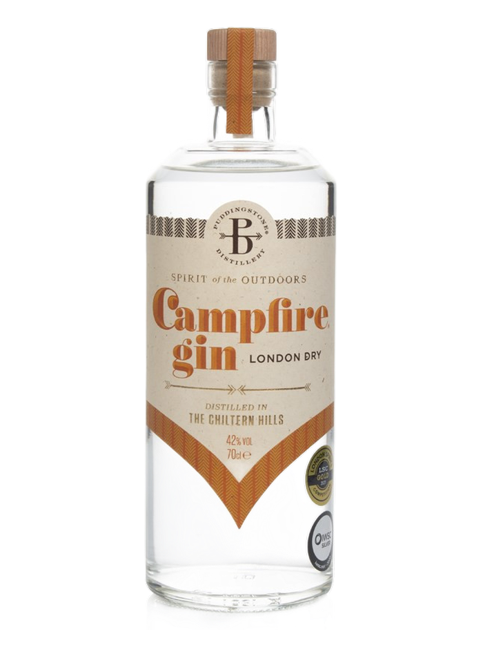 Campfire London Dry Gin bottle – Puddingstone Distillery