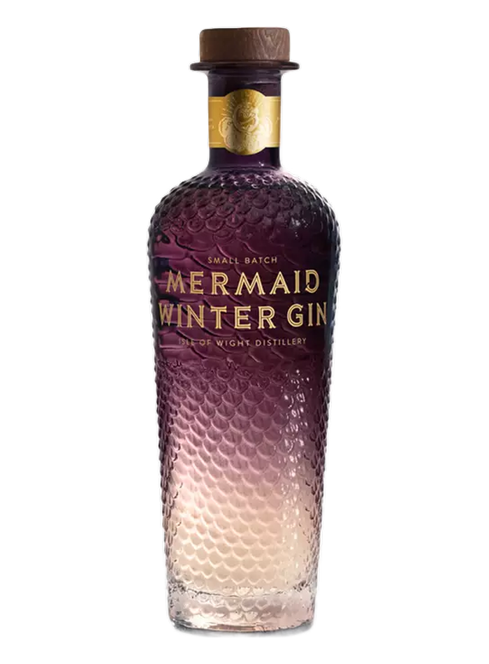 Mermaid Winter Gin bottle – Isle of Wight Distillery