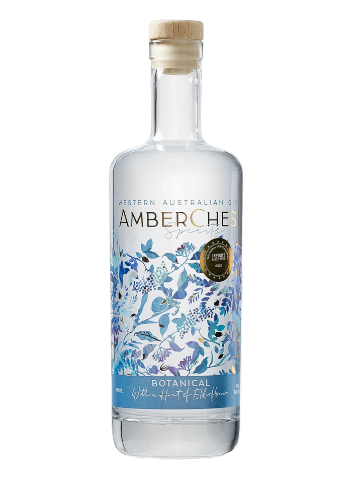 AmberChes Botanical Gin bottle – AmberChes Spirits Distillery