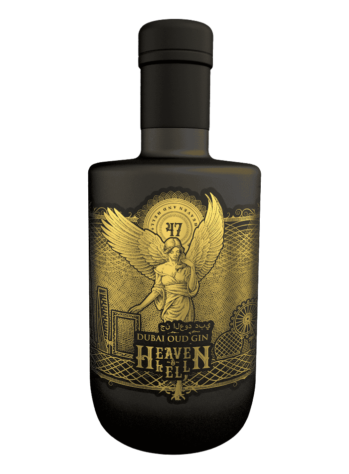 Bouteille de Heaven & Hell Dubai Oud Gin – Heaven & Hell