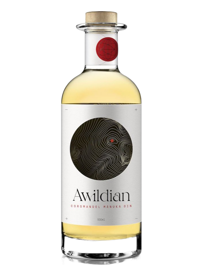 Bouteille de Awildian Coromandel Manuka Gin – Awildian