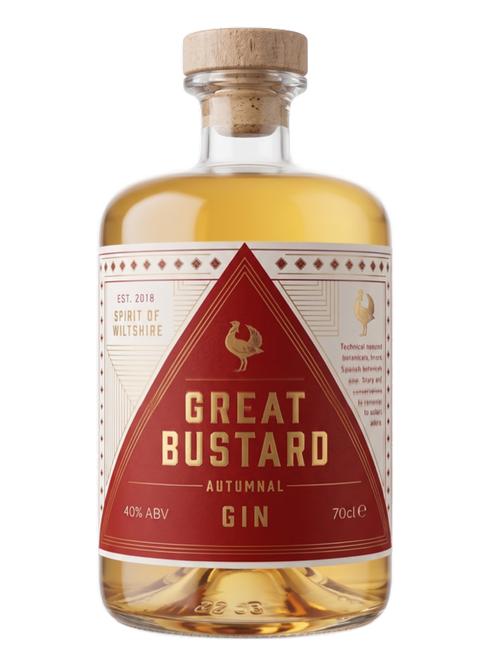 Bouteille de Great Bustard Gin Autumnal Edition – Downton Distillery