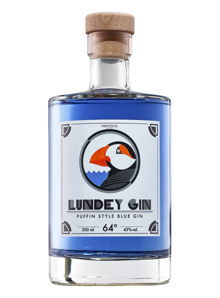 Bouteille de Lundey Gin – 64 Reykjavik Distillery