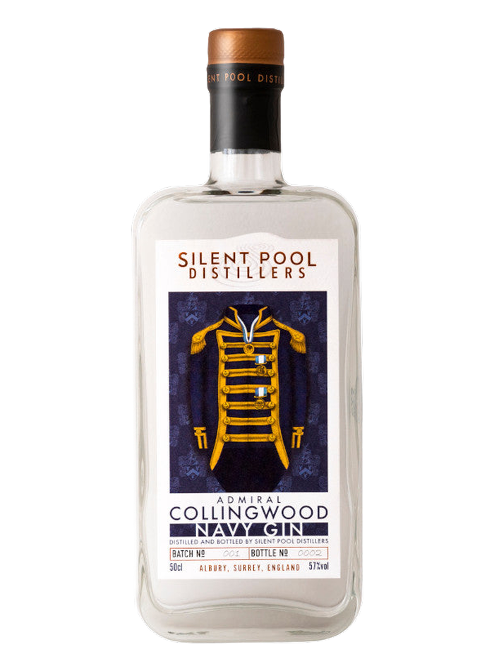 Bouteille de Admiral Collingwood Navy Gin – Silent Pool Distillers