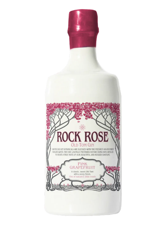 Bouteille de Pink Grapefruit Old Tom Gin – Rock Rose Gin