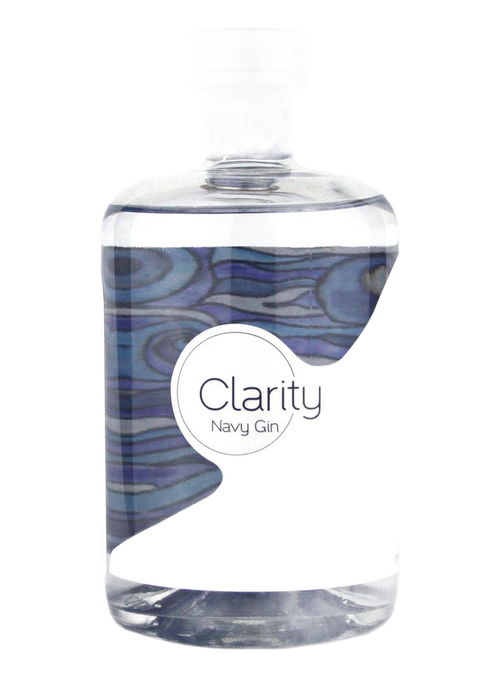Clarity Navy Gin bottle – Clarity Distilling Company