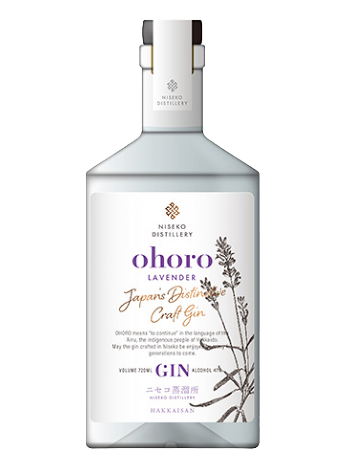 ohoro GIN Limited Edition LAVENDER bottle – Niseko Distillery