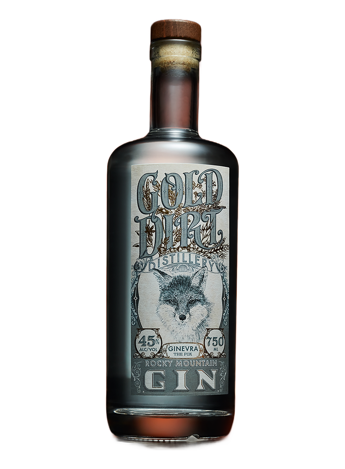 Gold Dirt Rocky Mountain Gin bottle – Gold Dirt Distillery