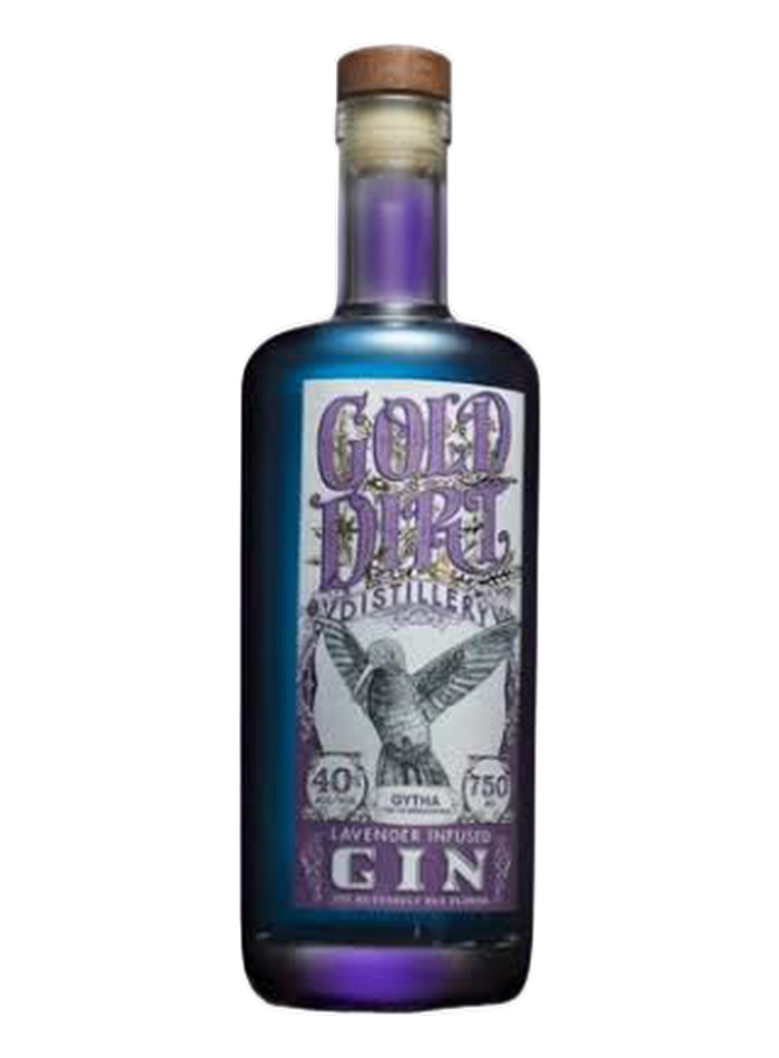 Gold Dirt Lavender Infused Gin bottle – Gold Dirt Distillery