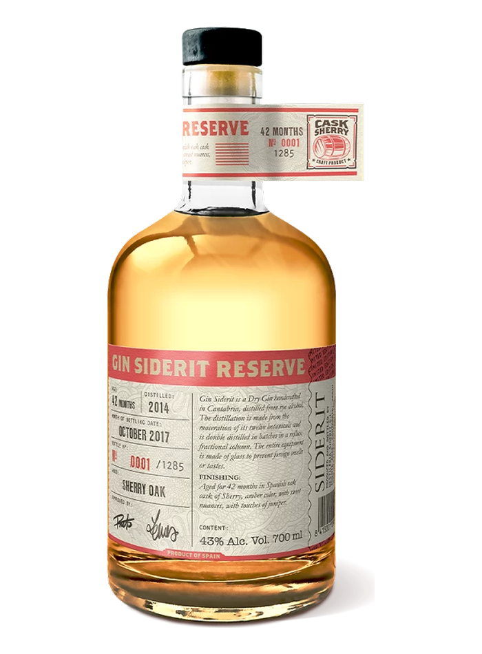 Gin Siderit Reserve Sherry Cask bottle – Siderit