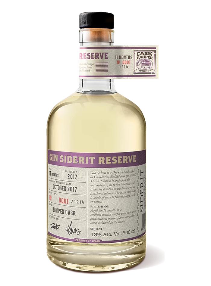 Bouteille de Gin Siderit Reserve Juniper Cask – Siderit