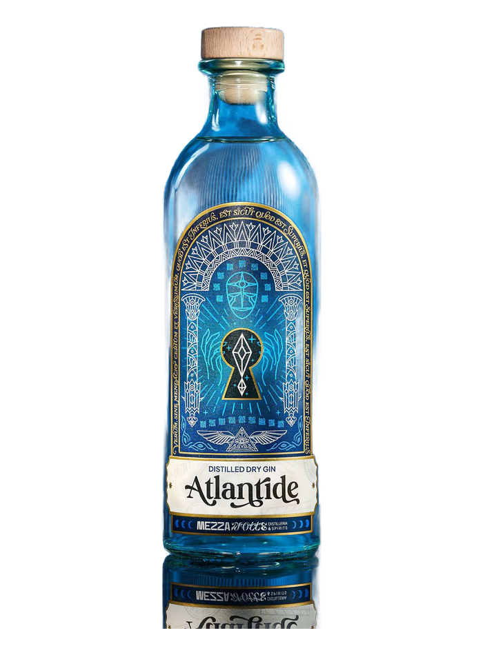 Atlantide Gin con Pompelmo e Alghe bottle – Mezzanotte
