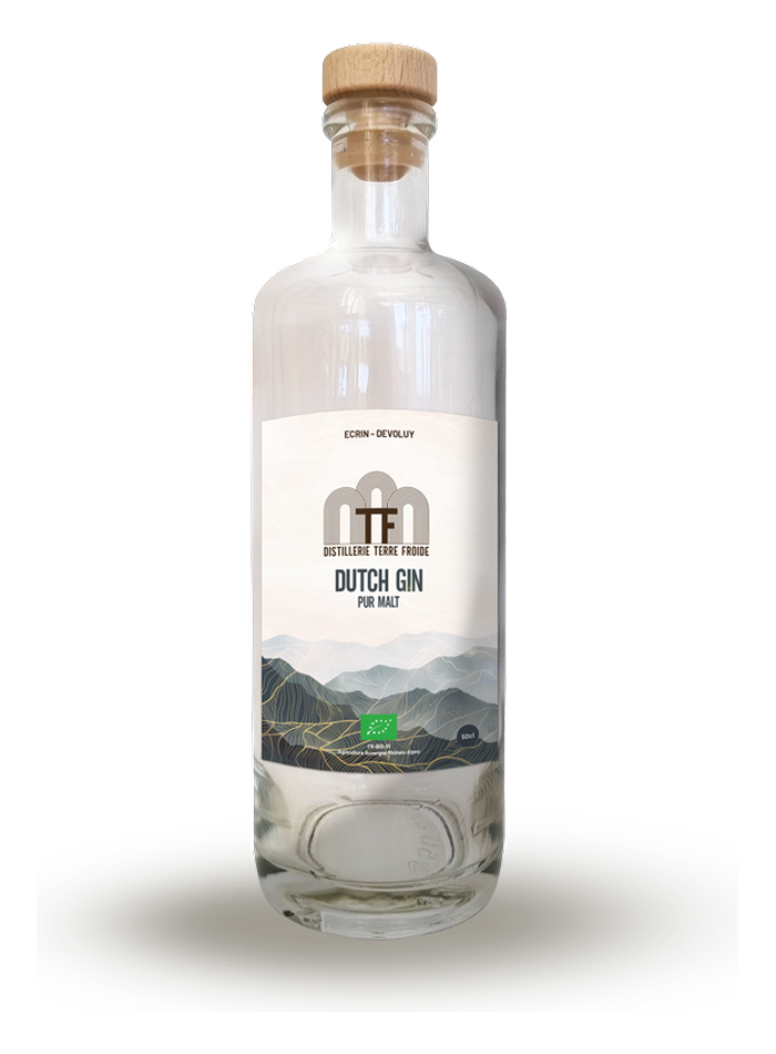 Dutch Gin Pur Malt Bio bottle – Distillerie Terre Froide