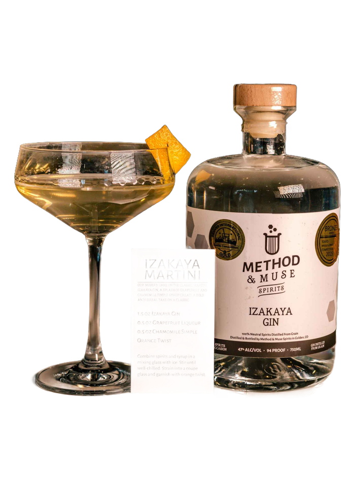 Izakaya Gin bottle – Method & Muse Spirits