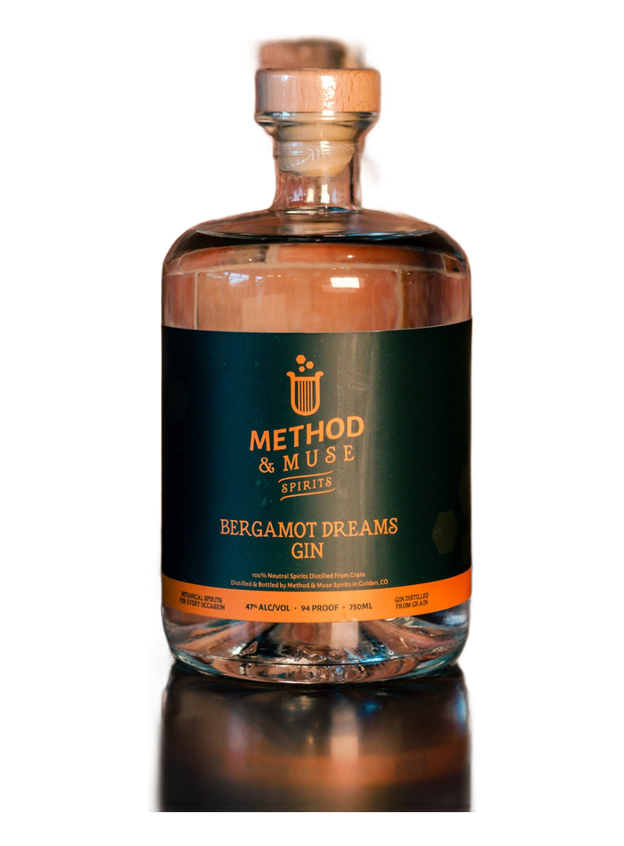 Bergamot Dreams Gin bottle – Method & Muse Spirits