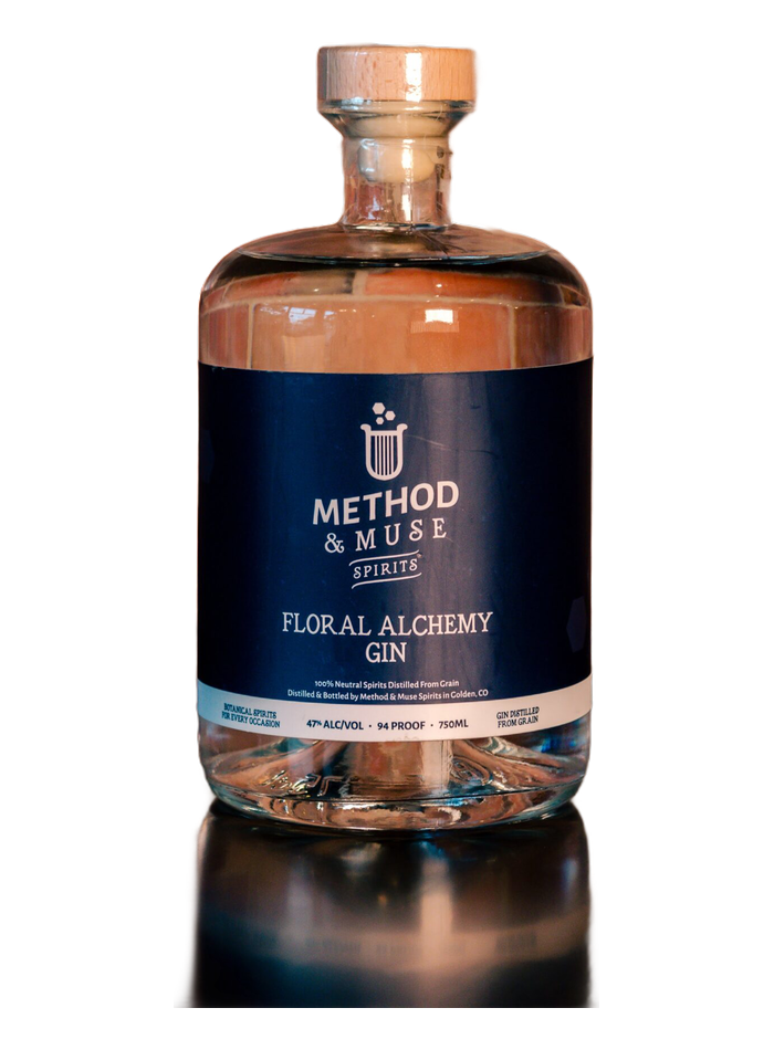 Floral Alchemy Gin bottle – Method & Muse Spirits