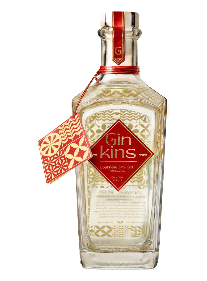 Louisville Dry Gin bottle – Ginkins