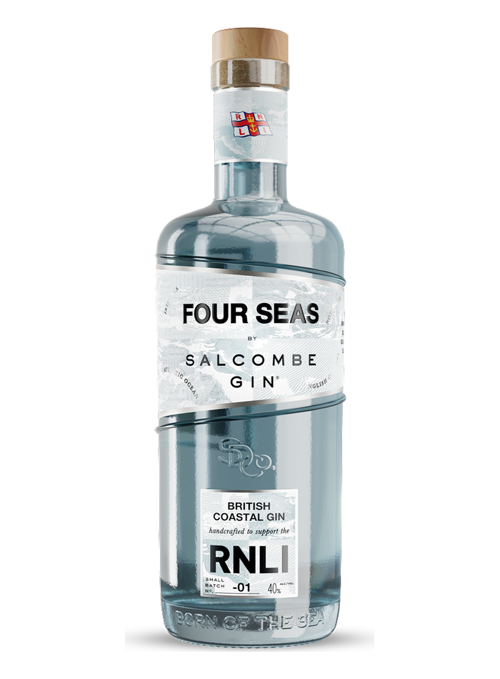 Four Seas Gin bottle – Salcombe Gin