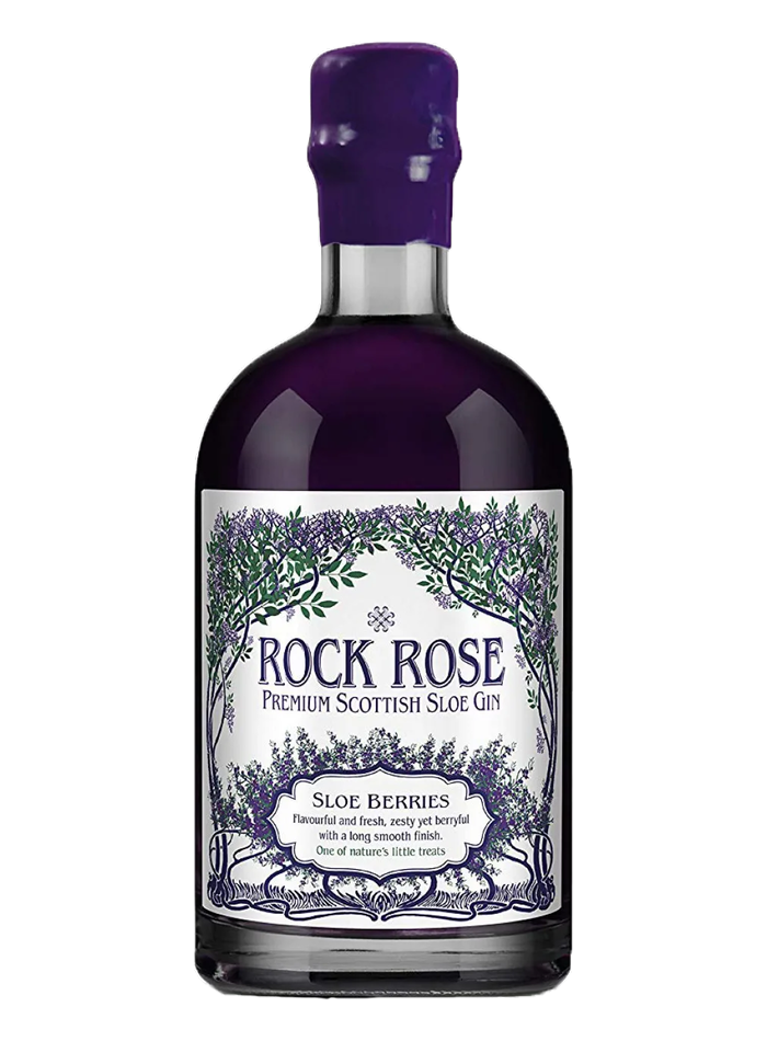 Rock Rose Gin Sloe Gin bottle – Rock Rose Gin