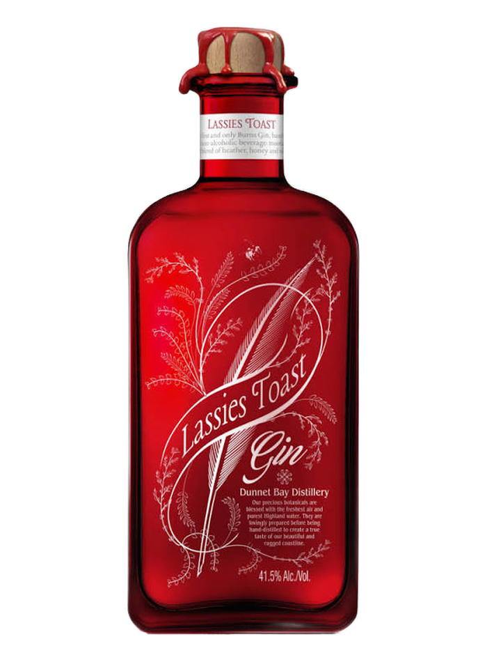 Lassies Toast Gin bottle – Rock Rose Gin