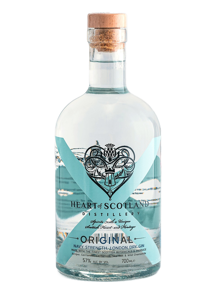 Heart of Scotland Navy Strength Gin bottle – Heart of Scotland Distillery