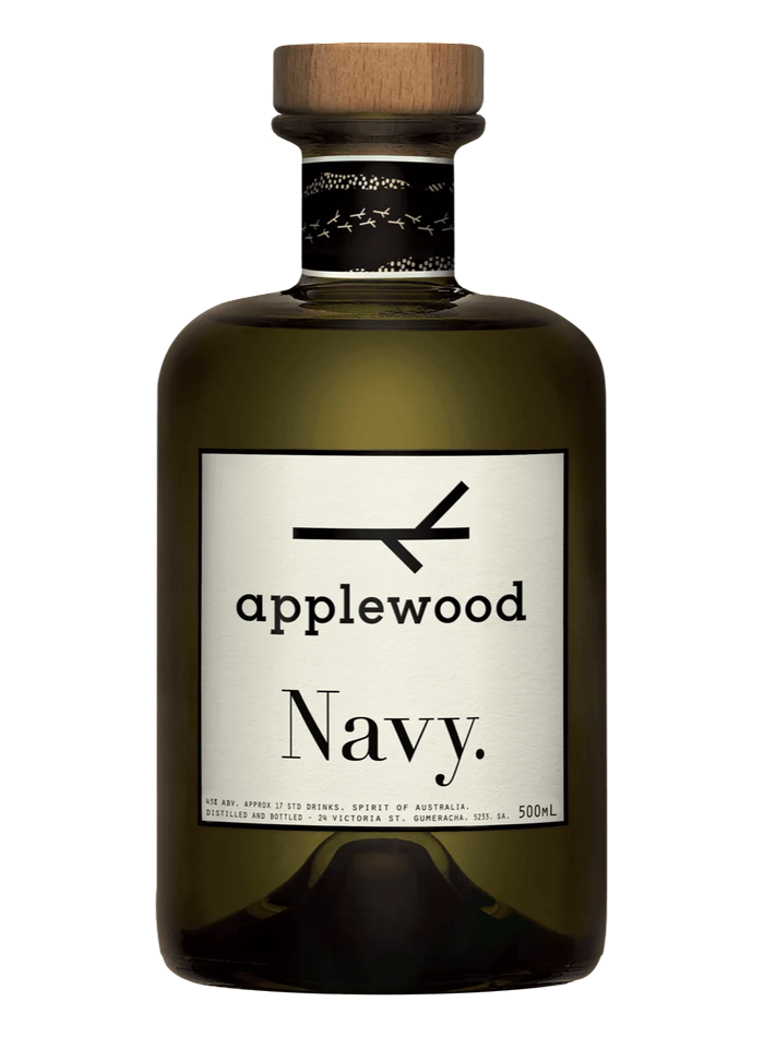 Applewood Navy Gin bottle – Applewood Distillery