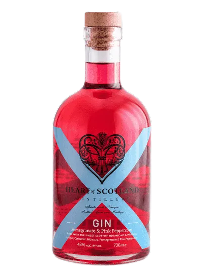 Heart of Scotland Pink Gin bottle – Heart of Scotland Distillery